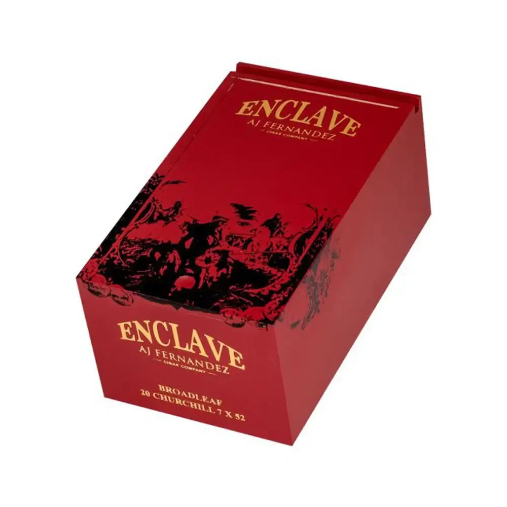 AJ Fernandez Enclave Broadleaf Churchill closed box