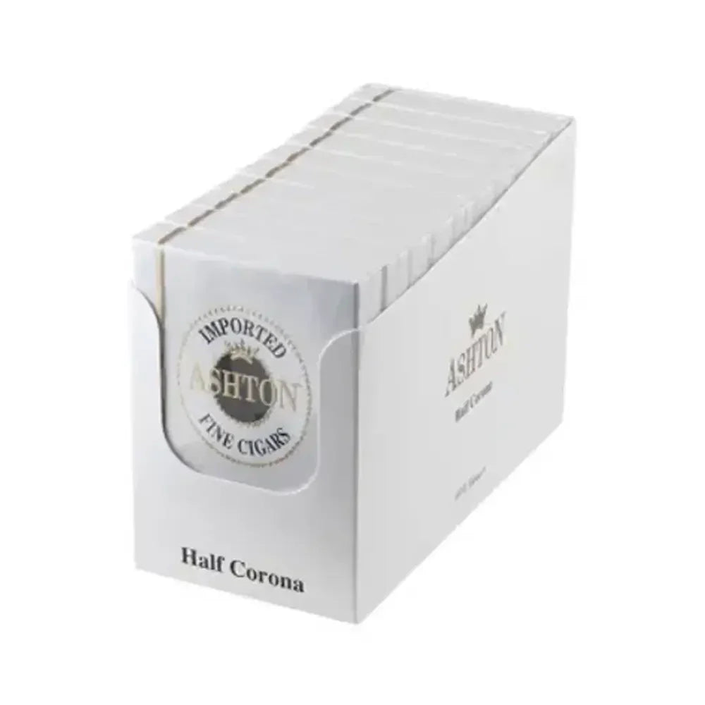 Ashton Small Cigars Half Corona - White Box