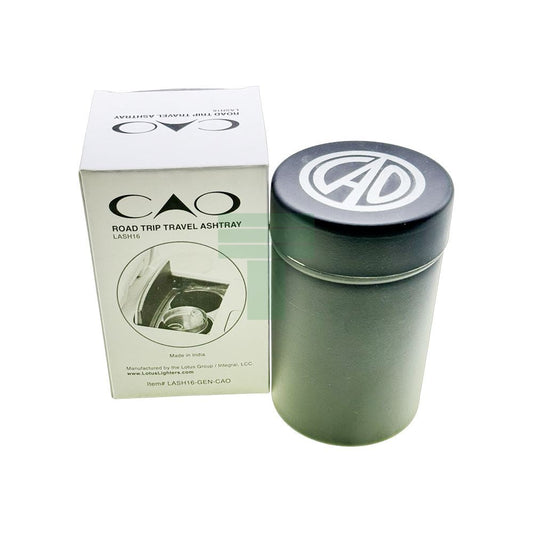 CAO Road Trip Travel Ashtray Black