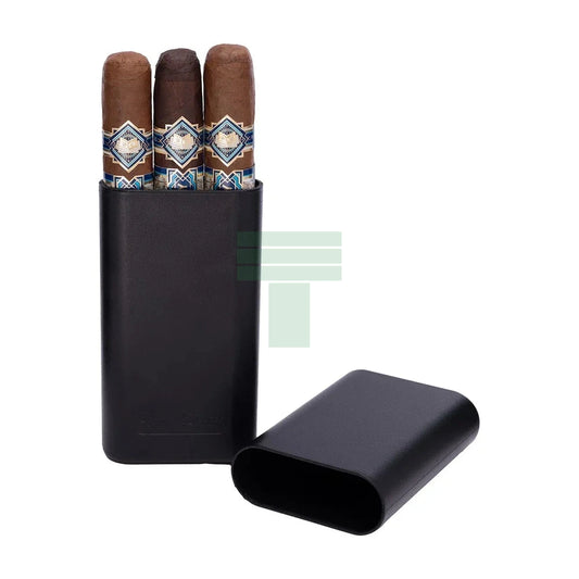 Cigar Caddy Three-Count, 6Pk Display Box Crush-Proof Cigar Tube, 64 Ring Gauge 6/Bx