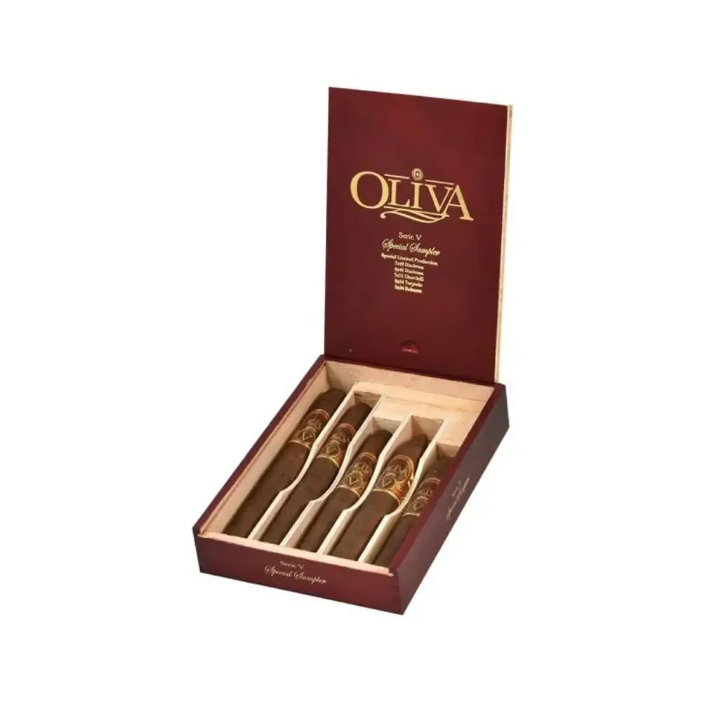 Oliva Serie V Variety Sampler of 5 Open Box