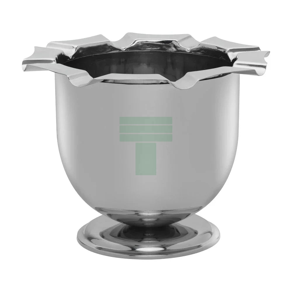 Palio Polished Stainless Steel Tazza Alta Ashtray
