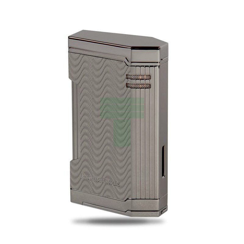 Magma T Gun Metal Wave Triple Torch Lighter Gunmetal