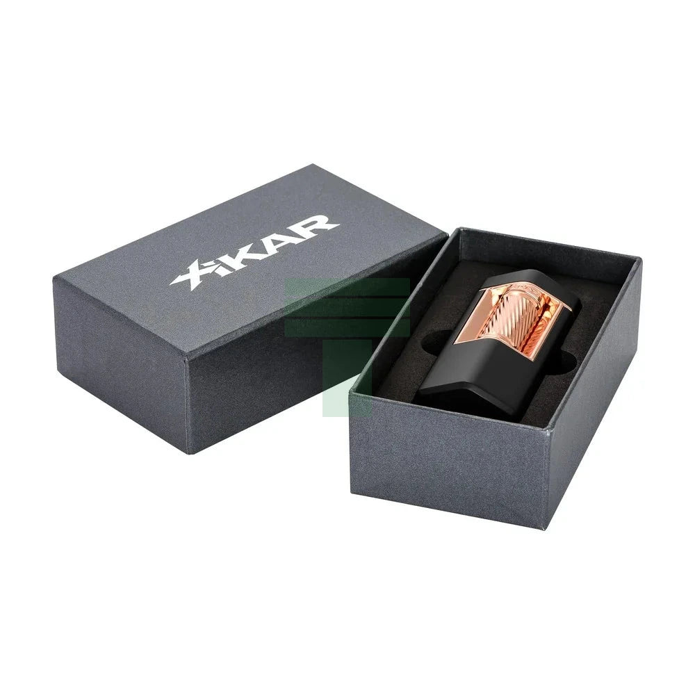 Xikar Meridian Triple Soft Flame, Black & Rose