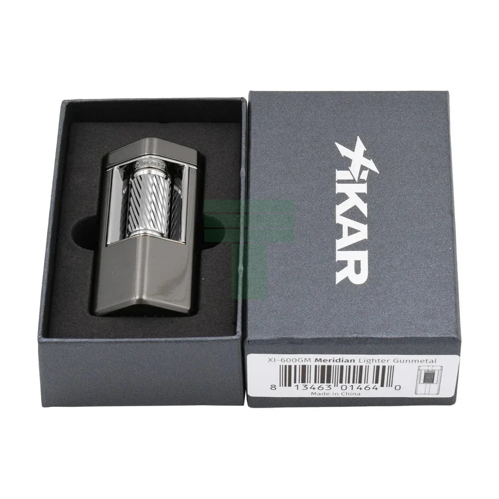 Xikar Meridian Triple Soft Flame, Gunmetal