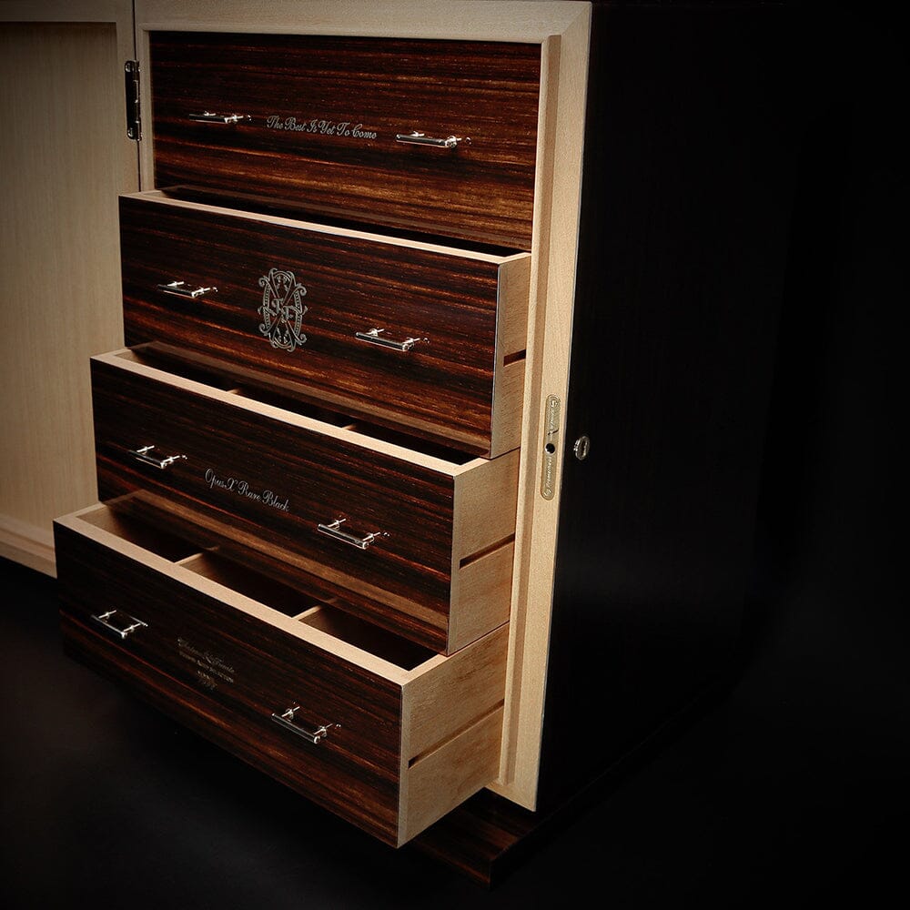 2024 OpusX Rare Black The Best Is Yet To Come Cabinet Humidor