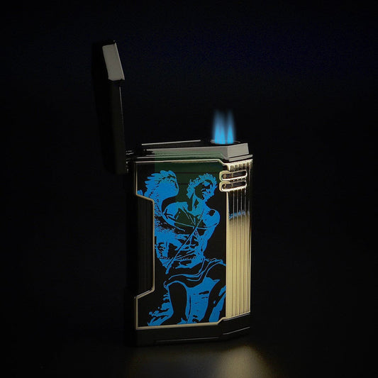 2024 LE God of Fire Never Back Down Magma T Lighter Blue / Black