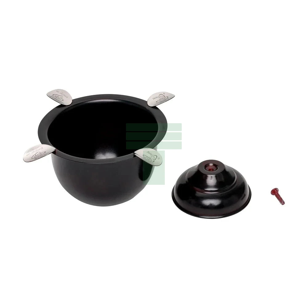 4 Stirrup Tall Stinky Ashtray, Cherry Black Antique