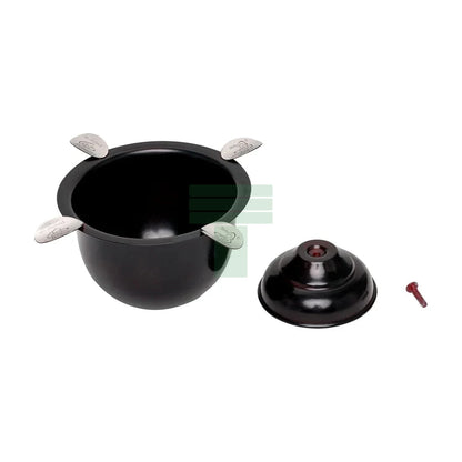 4 Stirrup Tall Stinky Ashtray, Cherry Black Antique