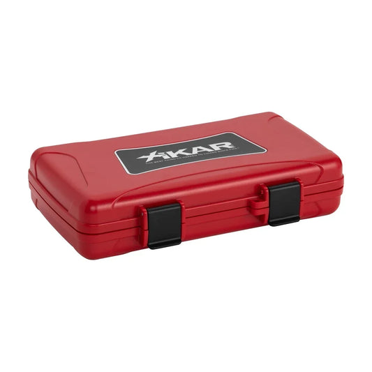 5-Cigar Travel Humidor, Red Xikar