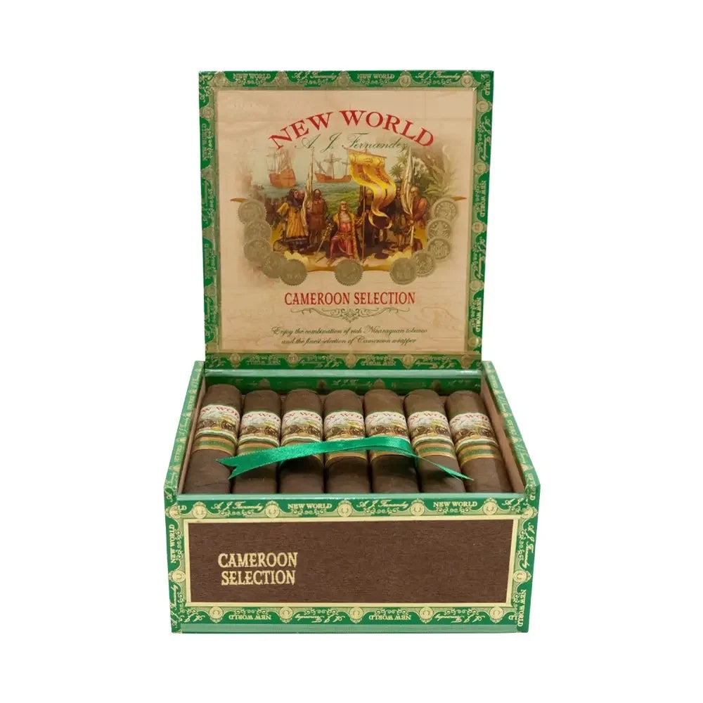 AJ Fernandez New World Cameroon Short Robusto Open Box