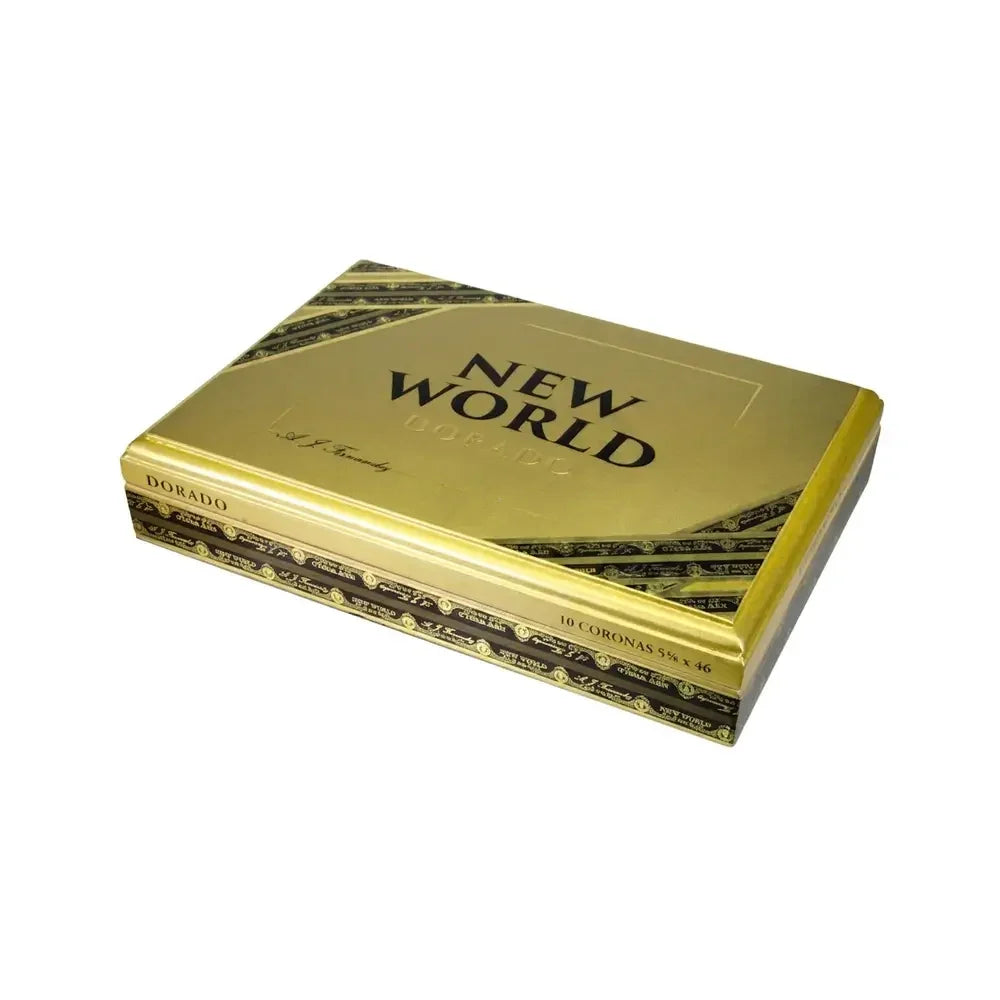 AJ Fernandez New World Dorado Corona closed box