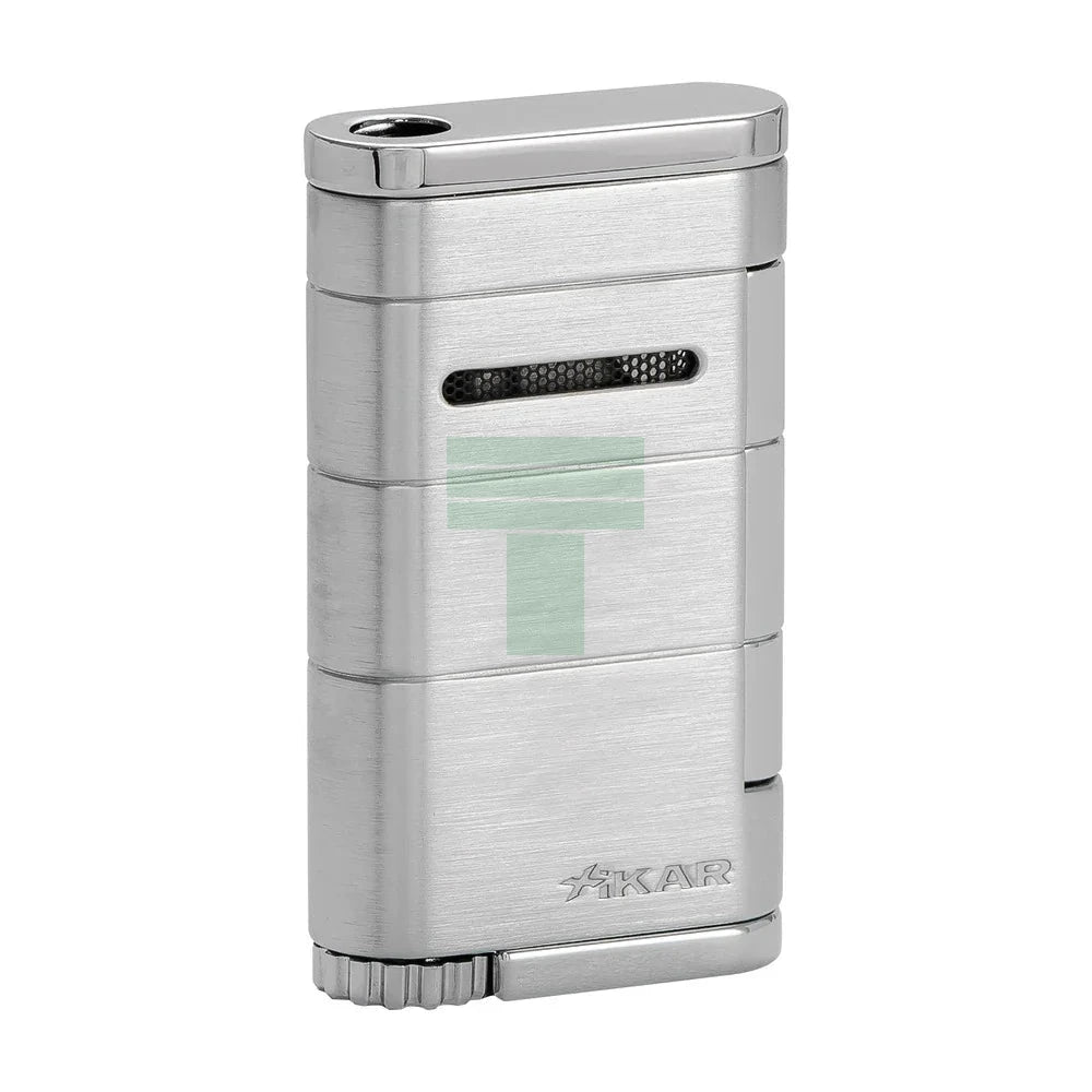 Allume Single Jet Flame, Wind Resistant, Steel Silver