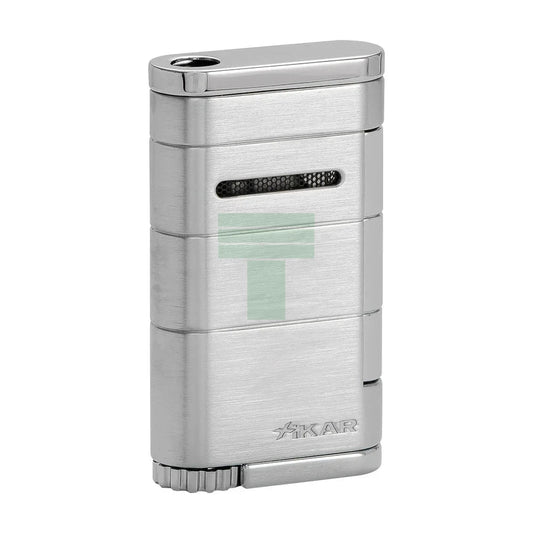 Allume Single Jet Flame, Wind Resistant, Steel Silver