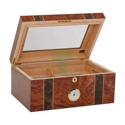Andorra Glasstop Desktop Humidor