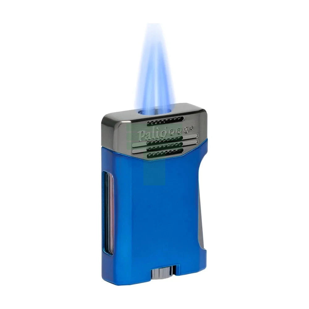 Antares Double Jet Side Squeeze Lighter, Blue