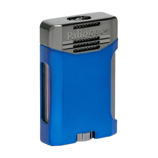 Antares Double Jet Side Squeeze Lighter, Blue