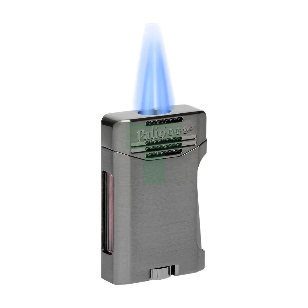 Antares Double Jet Side Squeeze Lighter, Gunmetal