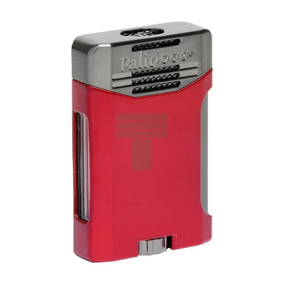 Antares Double Jet Side Squeeze Lighter, Red