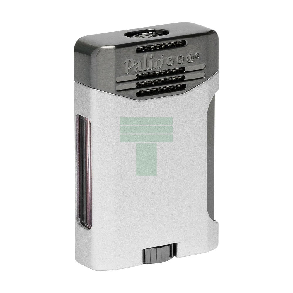 Antares Double Jet Side Squeeze Lighter, Silver