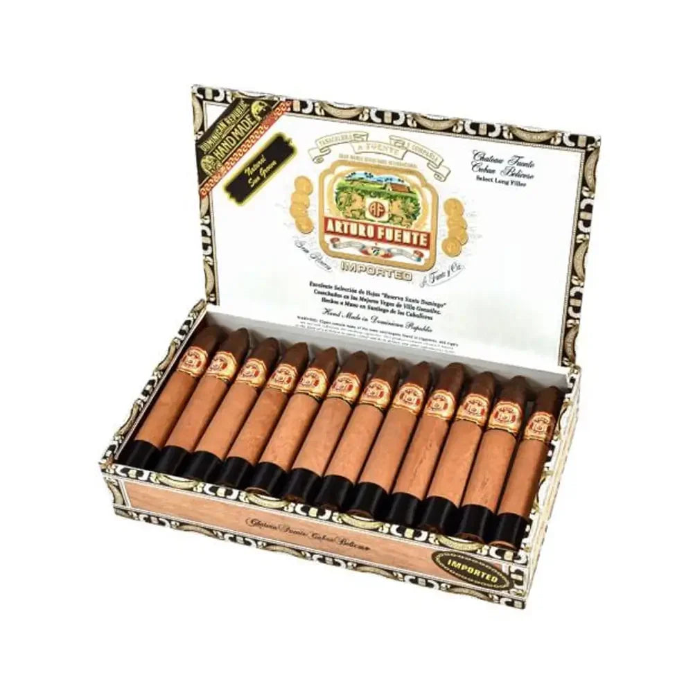 Arturo Fuente Chateau Fuente Sungrown Cuban Belicoso open box
