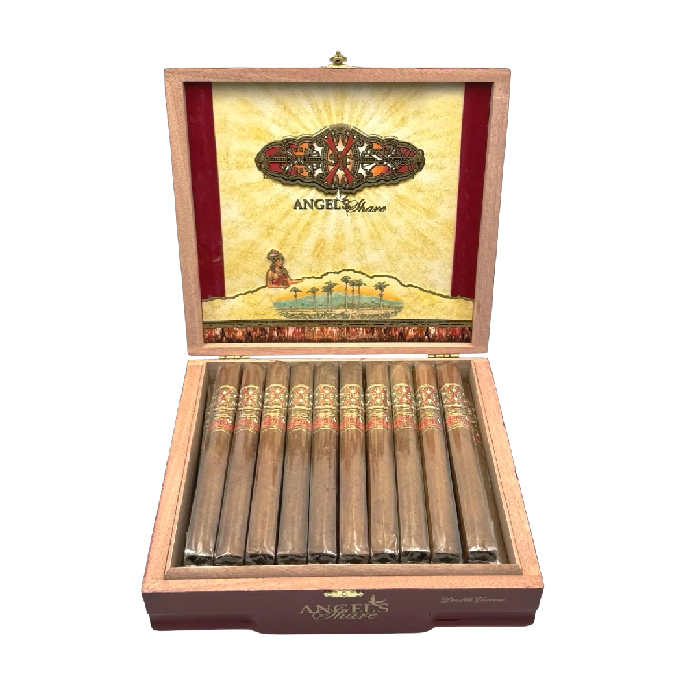 Arturo Fuente Opus X Angels Share Double Corona Open Box