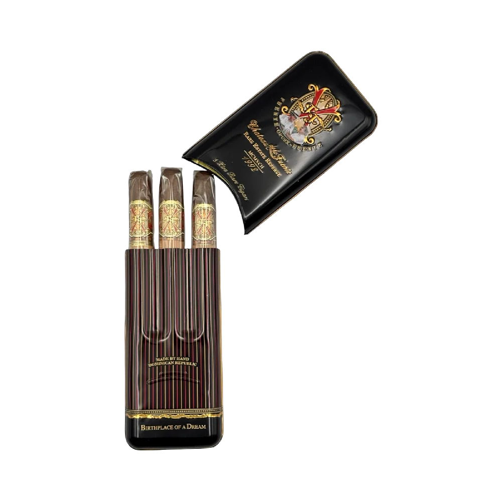 Arturo Fuente Opus X Reserva D Chateau Open Tin of 3 cigars