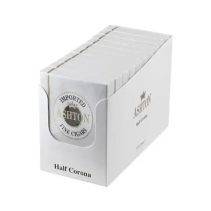 Ashton Small Cigars Half Corona - White Box