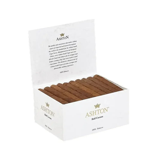 Ashton Small Cigars Half Corona - White Box Ashton