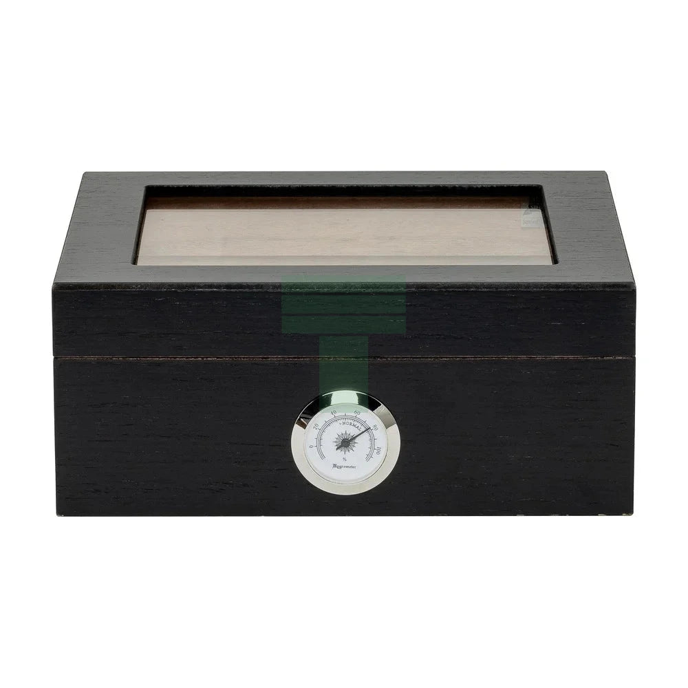 Capri Glasstop - Black Oak