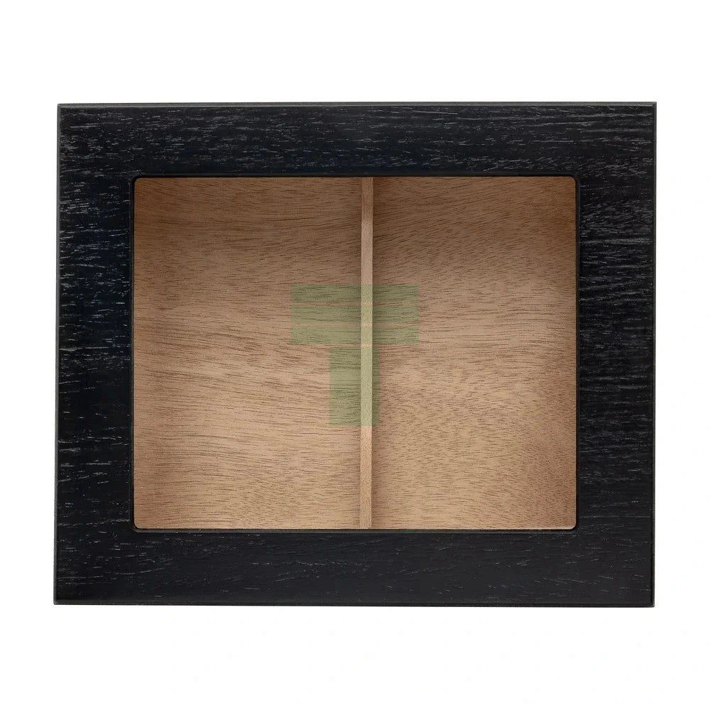 Capri Glasstop - Black Oak