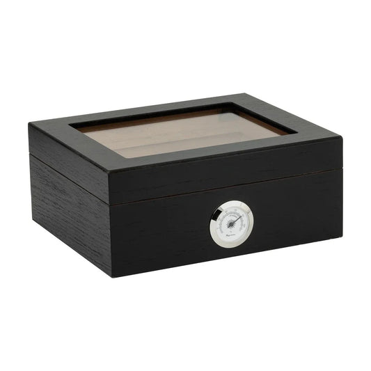 Capri Glasstop - Black Oak