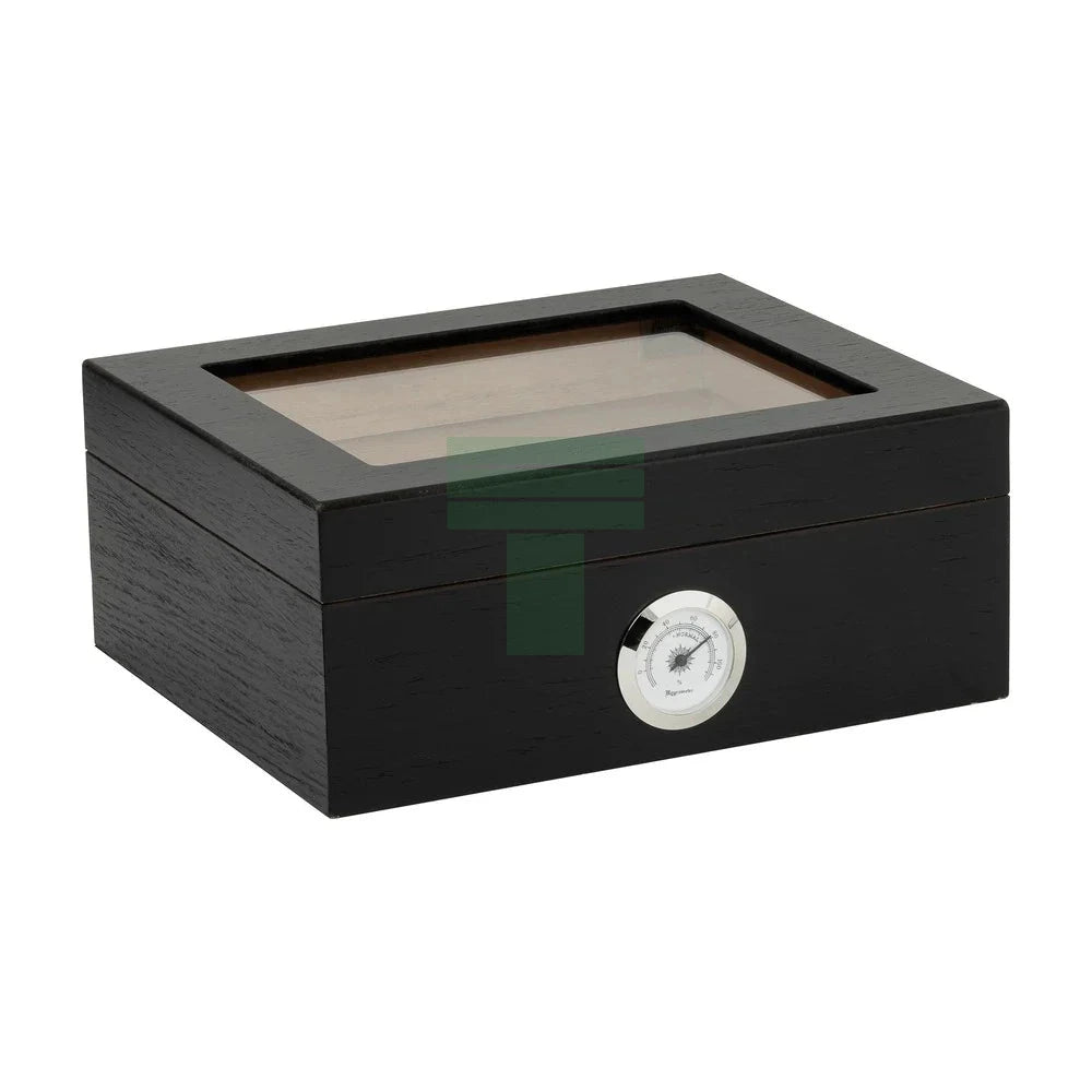 Capri Glasstop - Black Oak