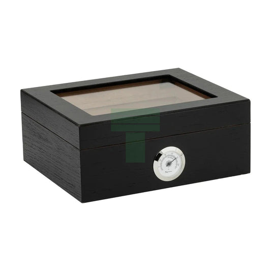 Capri Glasstop - Black Oak