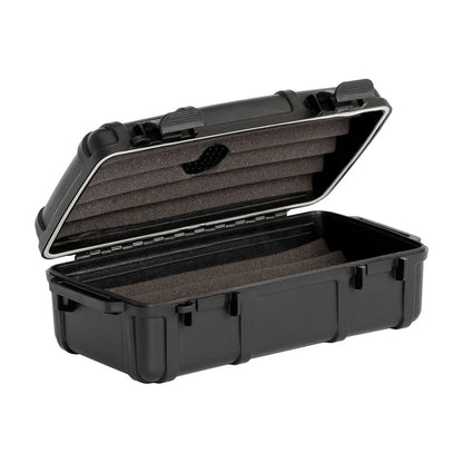 Cigar Caddy 10 Count Black Waterproof Travel Humidor