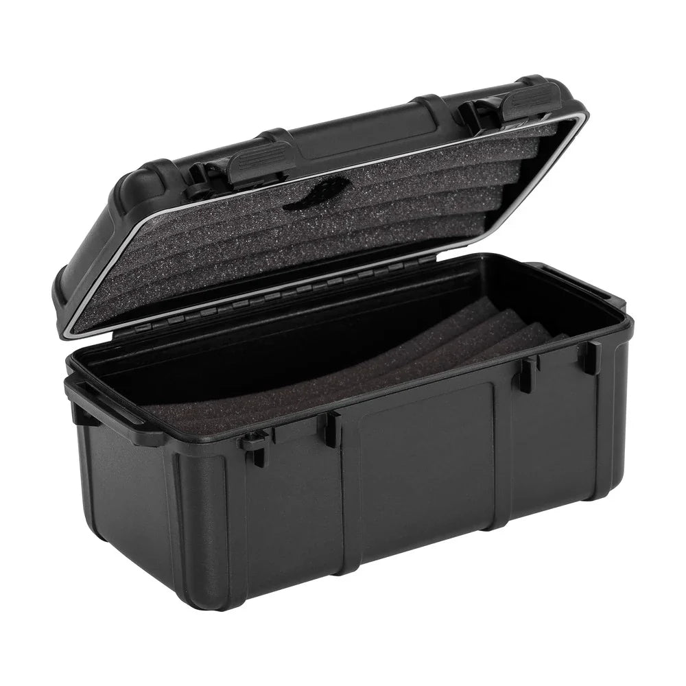 Cigar Caddy 15 Count Black Waterproof Travel Humidor