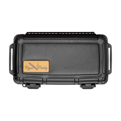 Cigar Caddy 15 Count Black Waterproof Travel Humidor