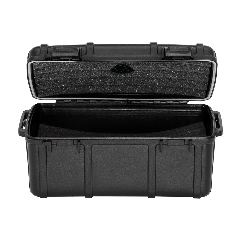 Cigar Caddy 15 Count Black Waterproof Travel Humidor