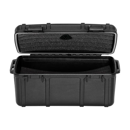 Cigar Caddy 15 Count Black Waterproof Travel Humidor