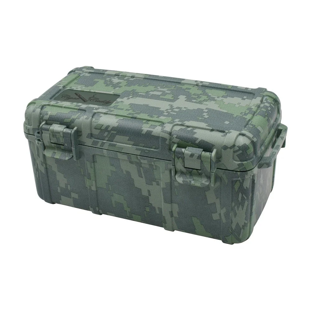 Cigar Caddy 15 Count CAMO Waterproof Travel Humidor