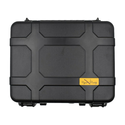 Cigar Caddy 40 Count Black Waterproof Travel Humidor