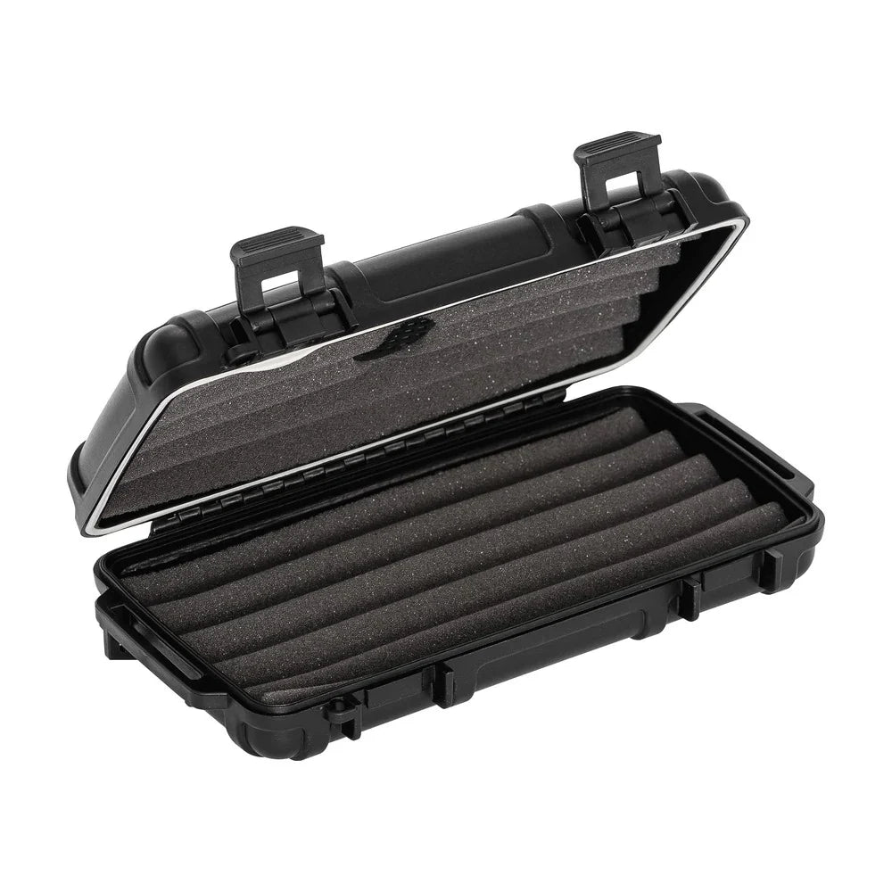 Cigar Caddy 5 Count Black Waterproof Travel Humidor