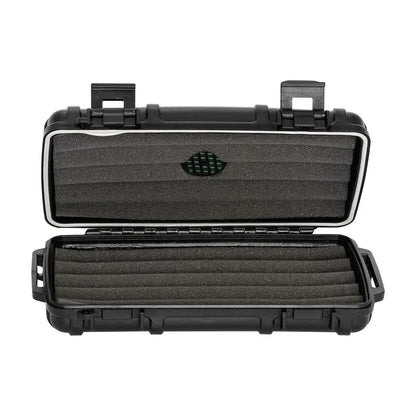 Cigar Caddy 5 Count Black Waterproof Travel Humidor