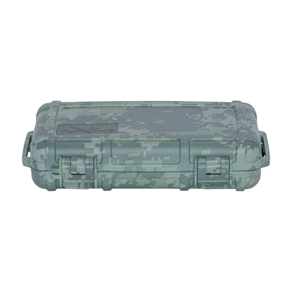 Cigar Caddy 5 Count CAMO Waterproof Travel Humidor
