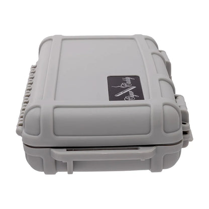 Cigar Caddy 5 Count Light Gray Waterproof Travel Humidor