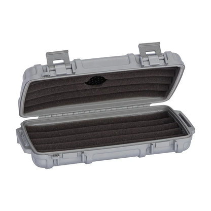 Cigar Caddy 5 Count Silver Waterproof Travel Humidor