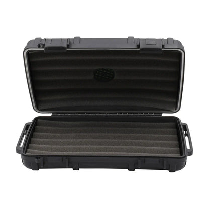 Cigar Caddy 5ct. Black Waterproof Travel Humidor - Extra Wide