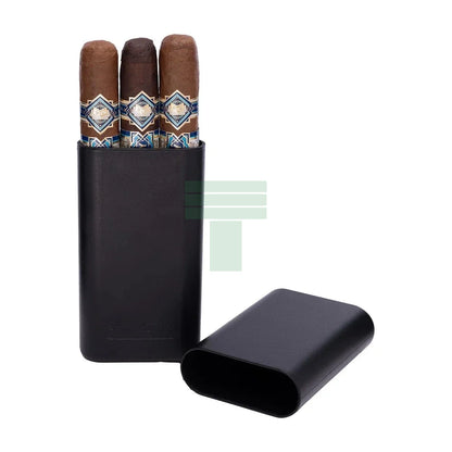 Cigar Caddy Three-Count, 6Pk Display Box Crush-Proof Cigar Tube, 64 Ring Gauge 6/Bx