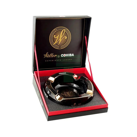Cohiba Weller LE Black & Gold Ashtray 4 Cigar Ashtray