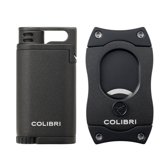 Colibri Belmont Lighter + S-Cut Gift Set